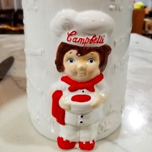 Vintage 1999 M'm! M'm! Good! Campbell Soup Company Kids Large Embossed Ceramic C